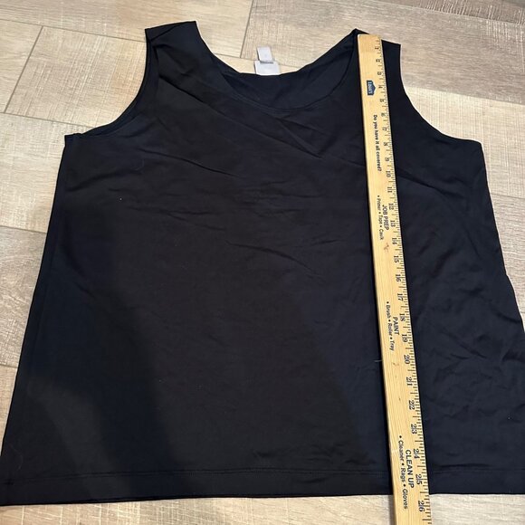 CHICOS WOMENS BLACK TANK SIZE 4 US SIZE 20 - Picture 3 of 8